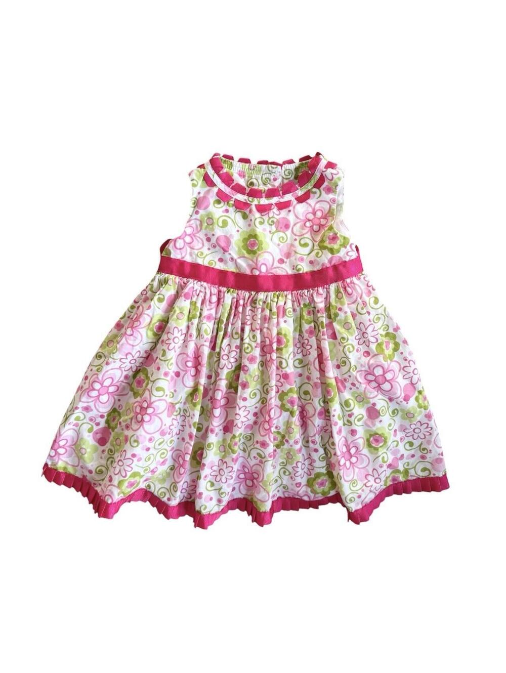 Vintage Y2K Retro Floral Ribbon Dress
